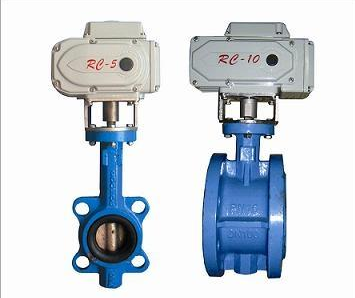 D973H electric pair clamp butterfly valve