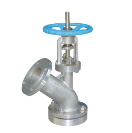 Upper spreading discharge valve