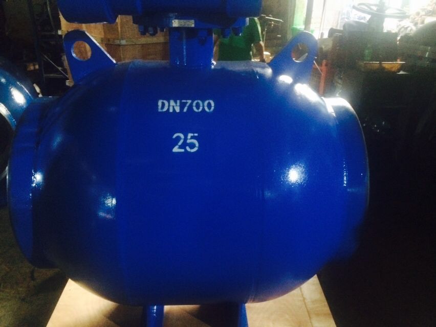 Large diameter full welded ball valve Q367F